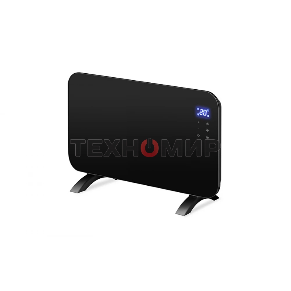 Конвектор электрический Neoclima AURA-2000B черный, 2000 Вт, 25 м2, электронный термостат, Wi-Fi