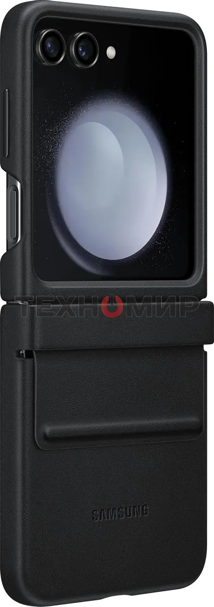 Чехол (клип-кейс) Samsung для Samsung Galaxy Z Flip5 Flap Eco-Leather Case B5 черный (EF-VF731PBEGRU)