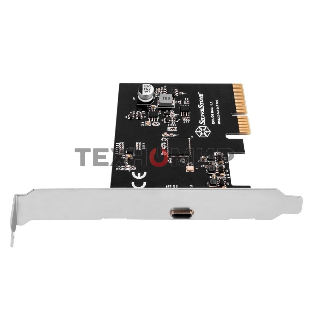 Контроллер Silverstone G56ECU060000010 SuperSpeed USB 20Gbps/USB-C 3.2 Gen 2x2 PCIe expansion card