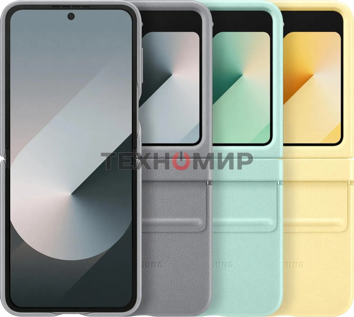 Чехол (клип-кейс) Samsung для Samsung Galaxy Z Flip6 Kindsuit Case Flip 6 (F741) серый (EF-VF741PJEGRU)