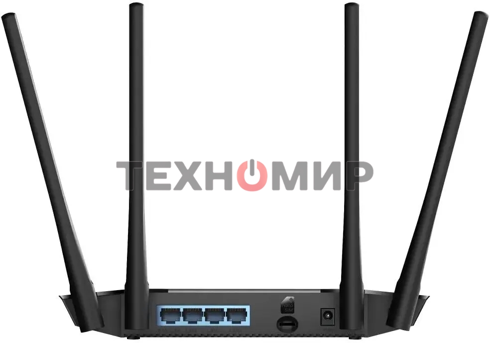 Роутер беспроводной Cudy LT400 N300 10/100BASE-TX/4G cat.4 черный