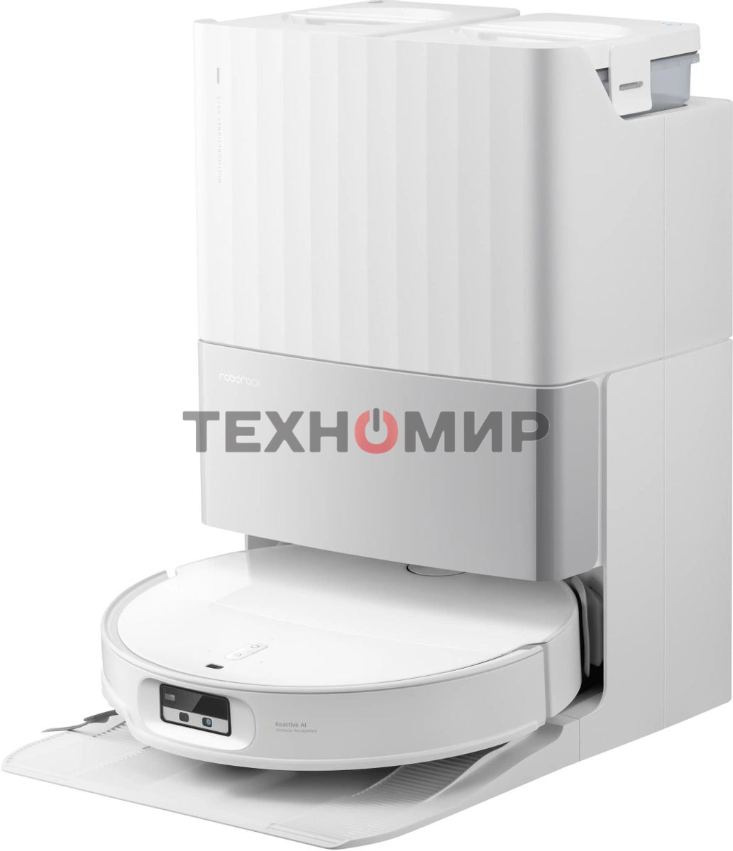 Пылесос-робот Roborock Qrevo EdgeT 60Вт белый (в компл.:1мешок)