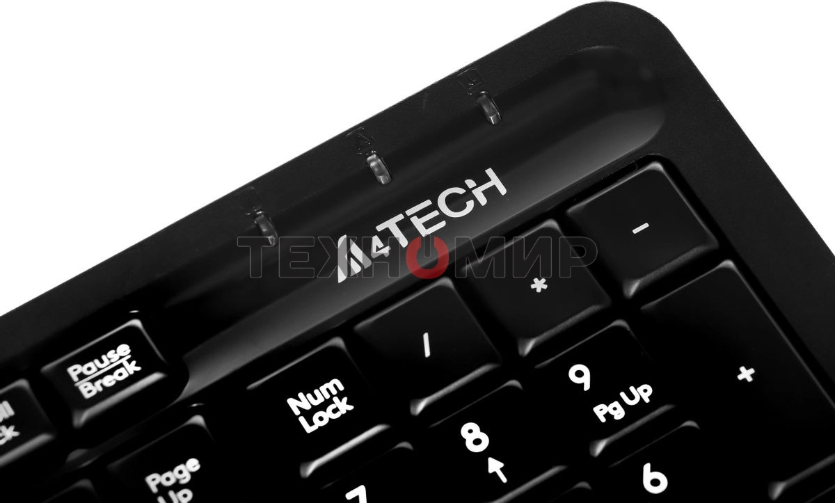Комплект клавиатура+мышь A4Tech FStyler FG1012 беспроводной, USB, 1200 DPI, черный