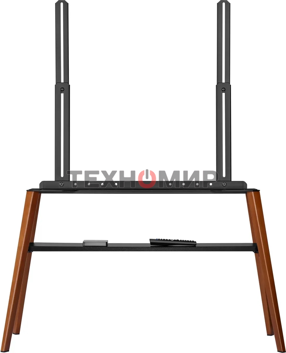 Подставка для телевизора Cactus CS-ST3647BKWN черный/орех, 49