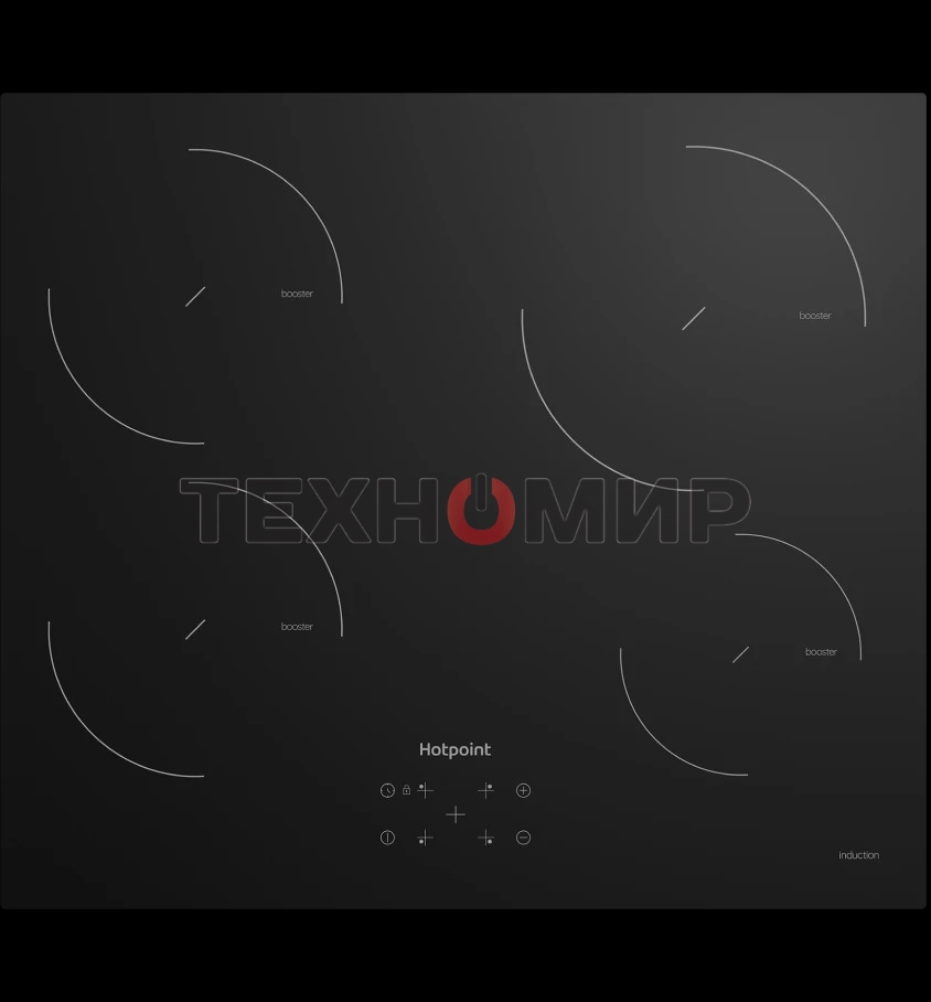 Встраиваемая индукционная варочная панель Hotpoint HQ 1460S NE, Черный