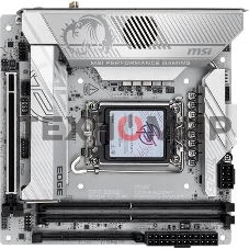 Материнская плата MSI MPG Z890I EDGE TI WIFI, LGA 1851, Intel Z890, 2xDDR5, 2xSATA, 4xM.2, 1xPCIe 5.0 x16, 1xHDMI, 2xThunderbolt 4, 1xUSB-C, 1x 5Gb LAN, 7xUSB-A 10Gbps, 2xUSB-A 5Gbps, 1xUSB-C 20Gbps, 7.1, 2x3.5 мм, TOSLINK, Mini-ITX