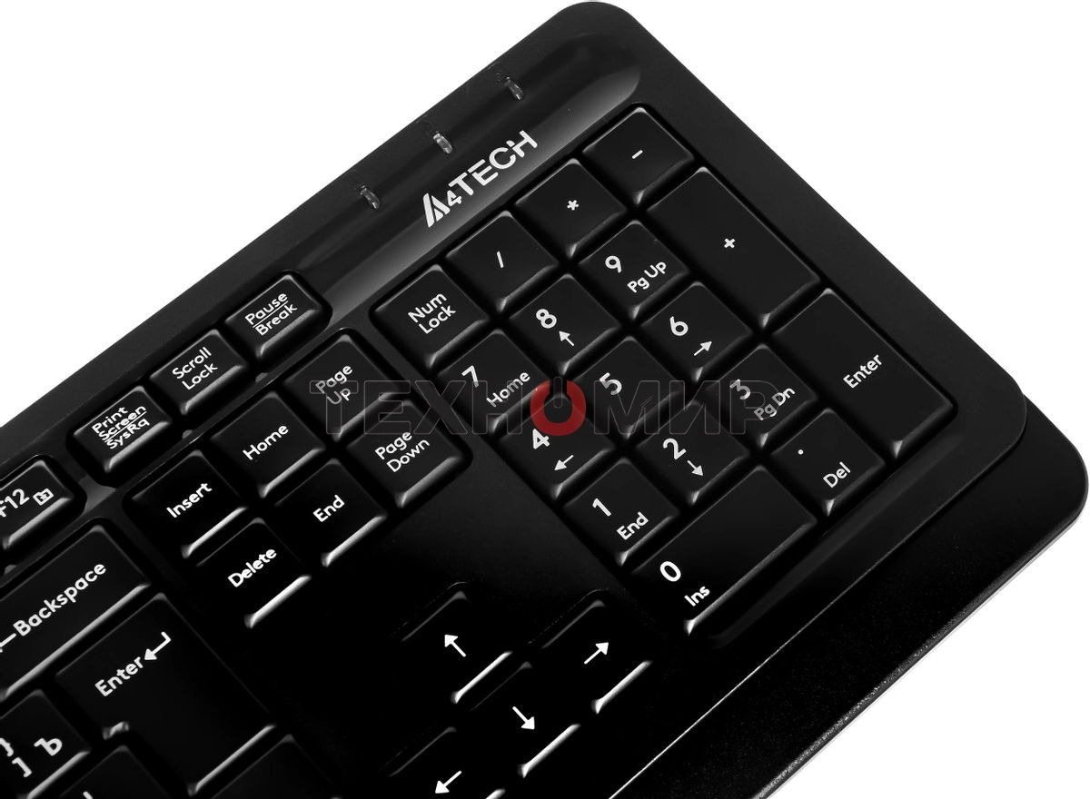 Комплект клавиатура+мышь A4Tech FStyler FG1012 беспроводной, USB, 1200 DPI, черный