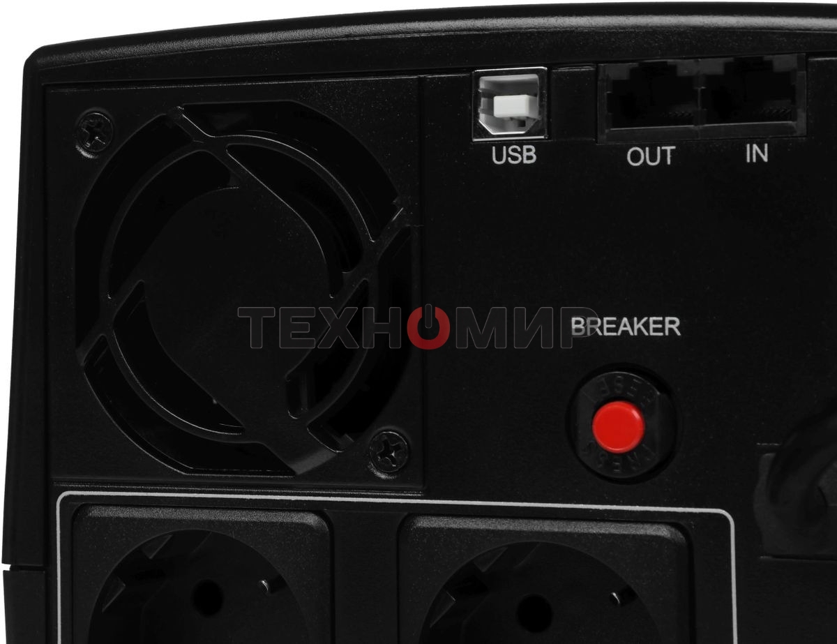 Источник бесперебойного питания Ippon Back Basic 1500 Euro 900Вт 1500ВА черный