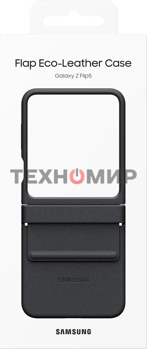 Чехол (клип-кейс) Samsung для Samsung Galaxy Z Flip5 Flap Eco-Leather Case B5 черный (EF-VF731PBEGRU)