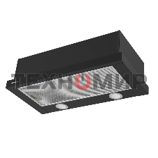 Вытяжка телескопическая HOMSair Flat 60 черный, 60 см, 520 куб. м/ч, 47 дБ