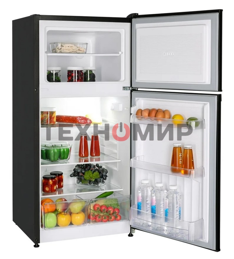 Холодильник Nordfrost NRT 144 232 черный двухкамерный 262/68 л морозилка сверху, капельная система