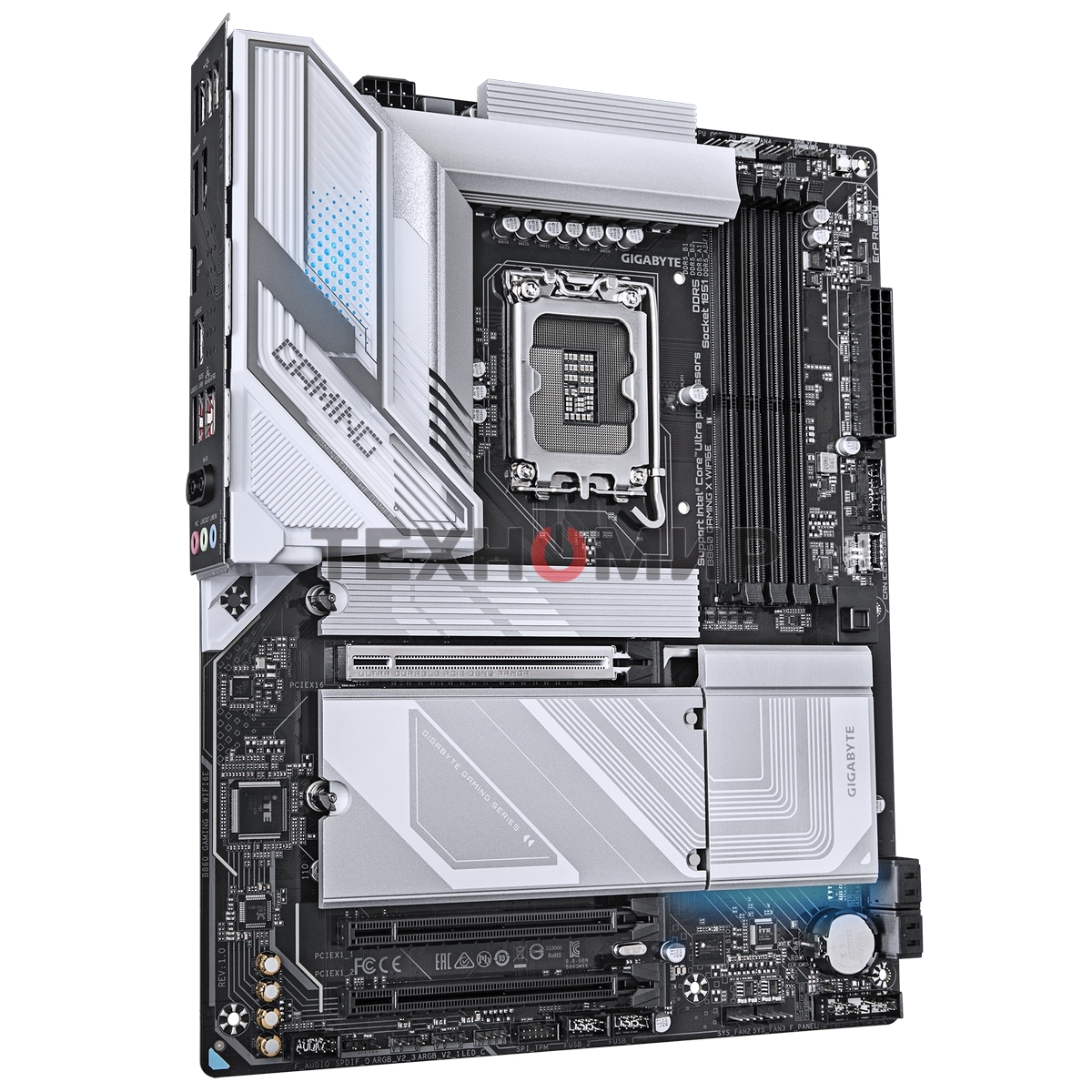 Материнская плата Gigabyte B860 GAMING X WIFI6E, LGA 1851, Intel B860, 4xDDR5, 4xSATA, 3xM.2, 1xPCIe 5.0 x16, 1xPCIe 4.0 x16, 2xUSB 3.2 Gen 1, 1xUSB 3.2 Gen 2, 1xUSB 4.0 Type-C, 1x 2.5Gb LAN, 3x3.5 мм, 7.1, ATX