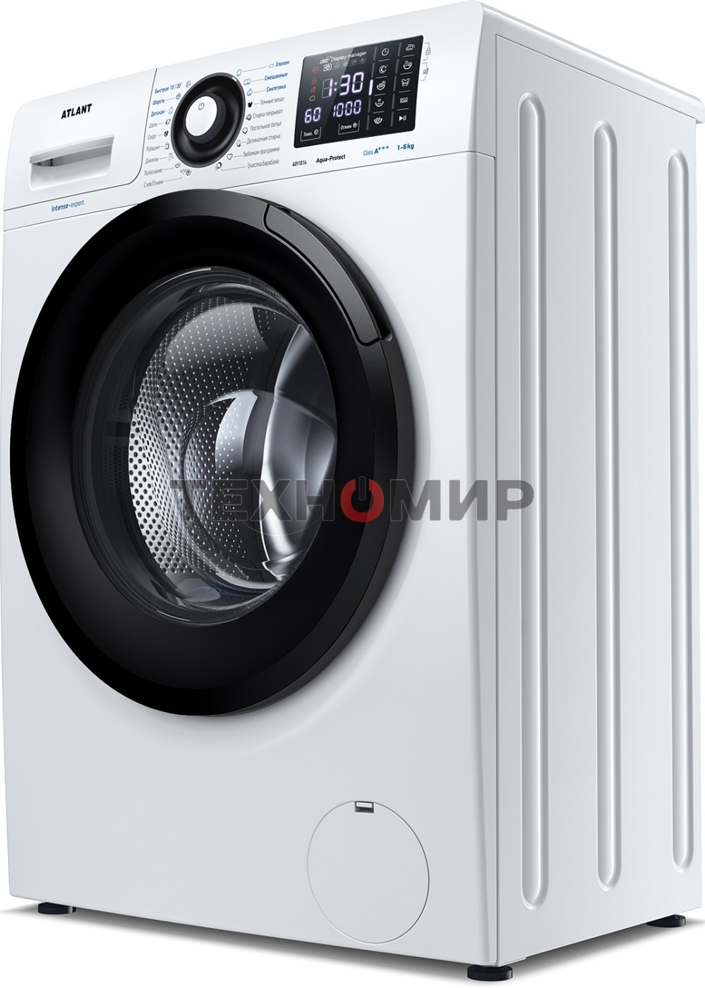 Стиральная машина Atlant СМА 60У1014-02 белая, загрузка фронтальная 6кг, 1000 об/мин., класс: A