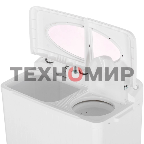 Стиральная машина Славда WS-60РЕТ белый/серый, загрузка вертикальная 6 кг, 1350 об/мин, класс: А