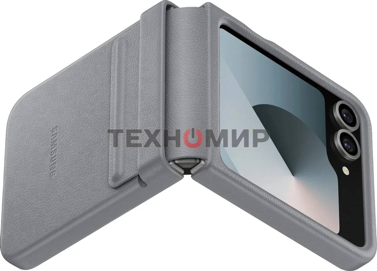 Чехол (клип-кейс) Samsung для Samsung Galaxy Z Flip6 Kindsuit Case Flip 6 (F741) серый (EF-VF741PJEGRU)