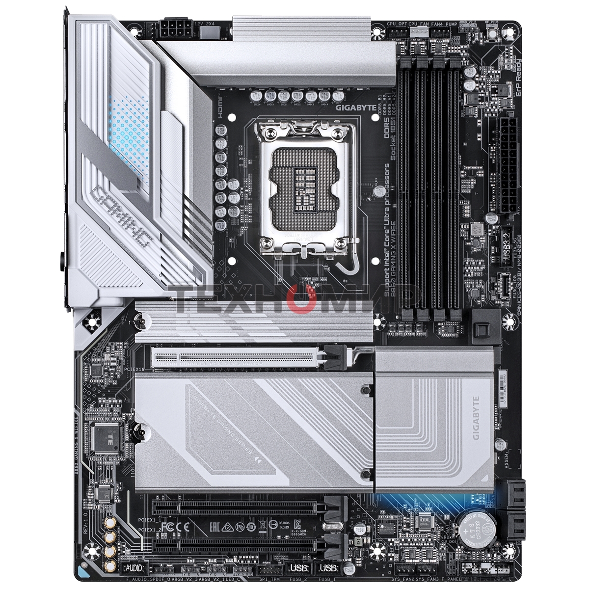 Материнская плата Gigabyte B860 GAMING X WIFI6E, LGA 1851, Intel B860, 4xDDR5, 4xSATA, 3xM.2, 1xPCIe 5.0 x16, 1xPCIe 4.0 x16, 2xUSB 3.2 Gen 1, 1xUSB 3.2 Gen 2, 1xUSB 4.0 Type-C, 1x 2.5Gb LAN, 3x3.5 мм, 7.1, ATX