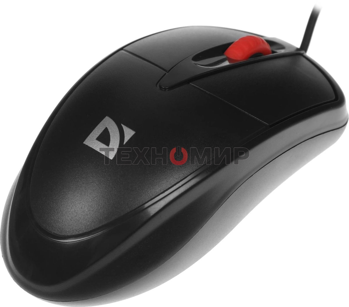 Мышь проводная Defender Icon MB-057 черный, 1000 dpi, USB, кнопки - 3