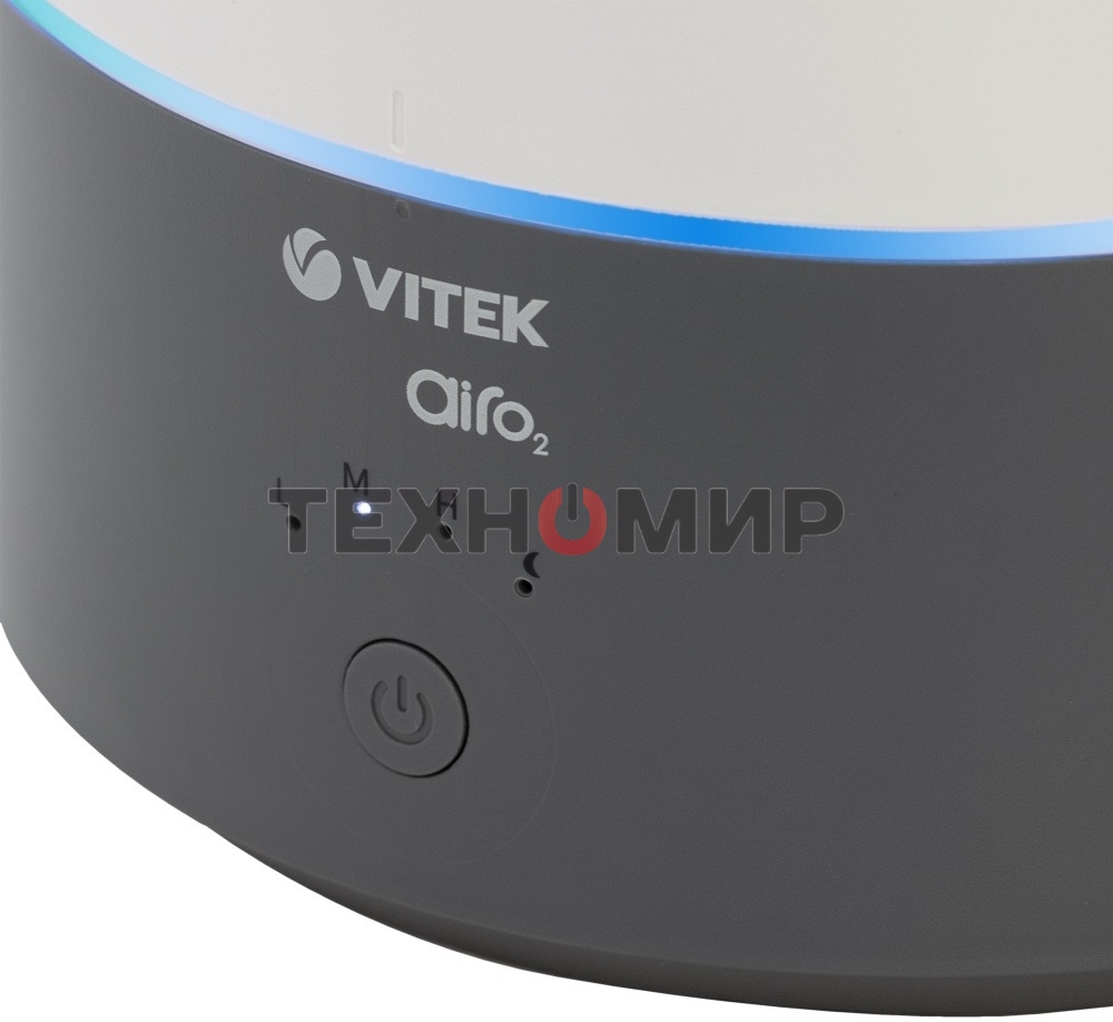 Увлажнитель воздуха Vitek VT-2346(MC) Мощность 24вт Емкость резервуара для воды 5 л. площадь	до 30 м