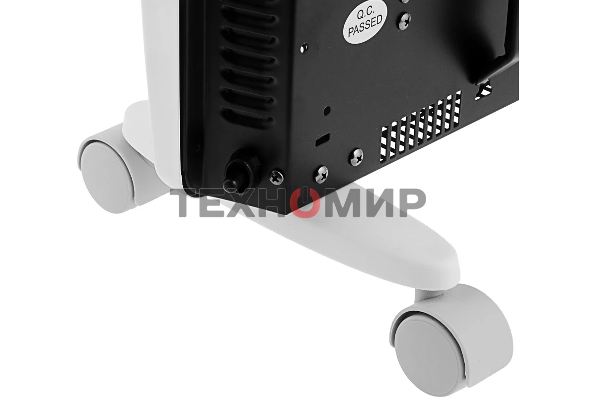 Конвектор электрический гибридный Denzel HybridX-2000 белый, 2000 Вт, 30 м2, термостат, дисплей