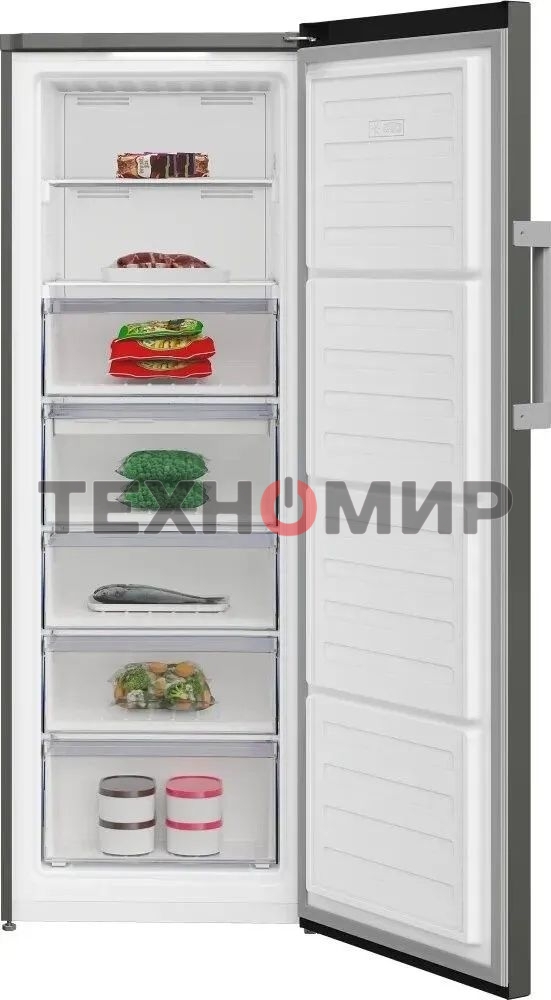 Морозильная камера Beko B3RFNK292G, темно-серый, 255л, 5 ящиков