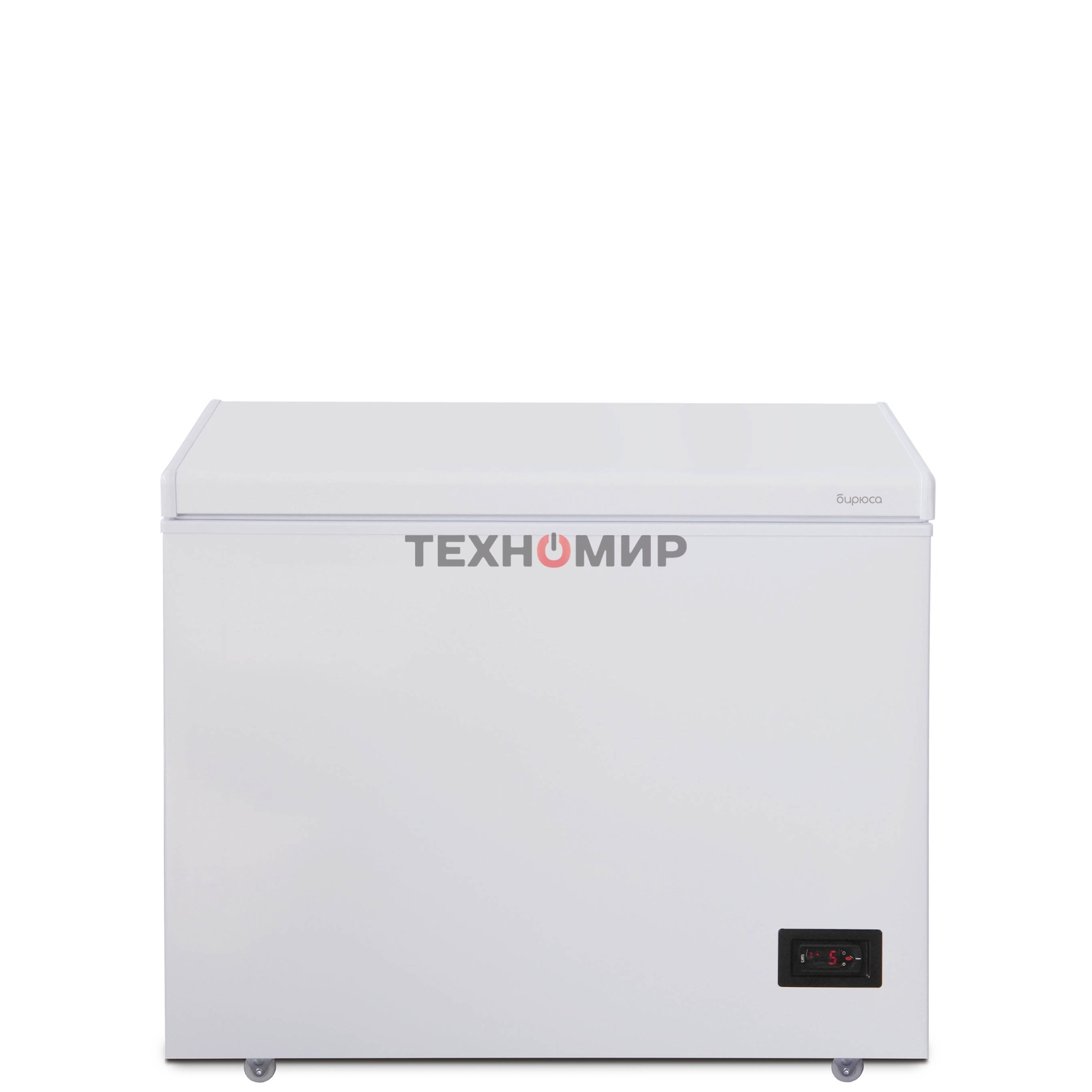 Морозильный ларь Бирюса Б-210KDN, белый с глухой крышкой, 160 л