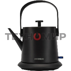 Чайник электрический Hyundai HYK-S2042 0.6 л, 1000 Вт, черный