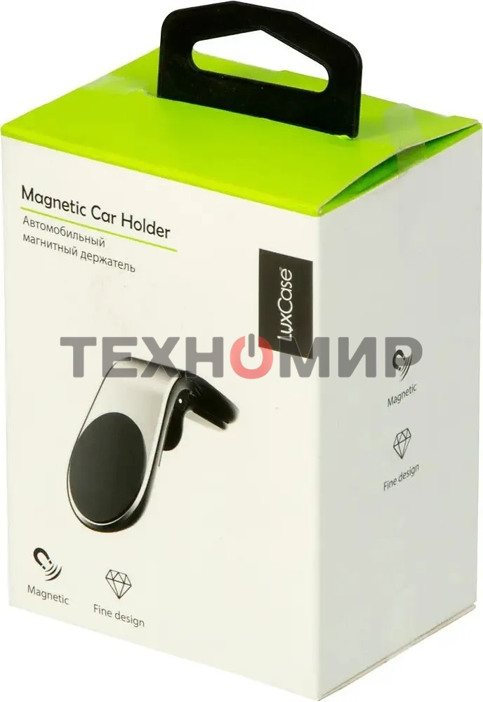Держатель LuxCase магнитный серебристый для смартфонов и навигаторов (98803)