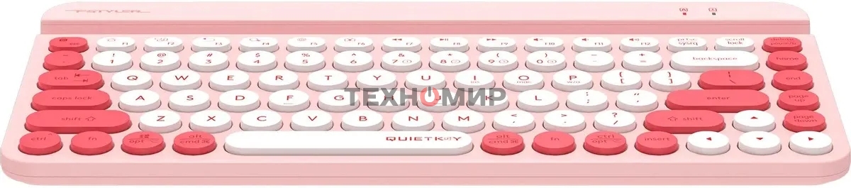 Клавиатура беспроводная A4Tech Fstyler FBK30 розовый USB BT/Radio slim Multimedia (FBK30 RASPBERRY)