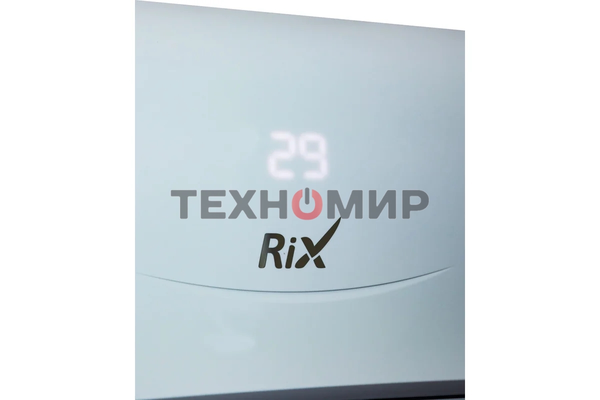 Кондиционер сплит-система настенного типа RIX LITE I/O-W07MB 7000 BTU, 21 м², 23 дБ, охлаждение, обогрев, осушение, белый