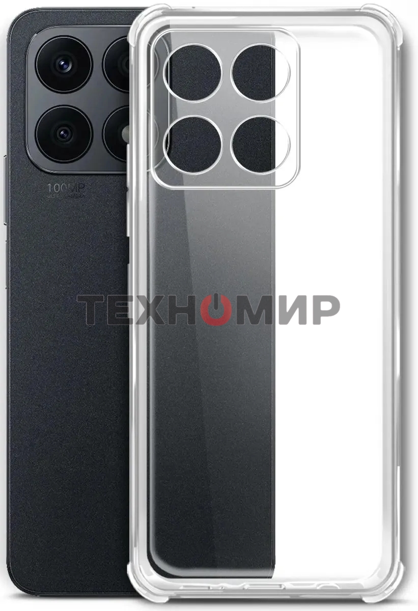 Чехол (клип-кейс) BoraSCO для Honor X6a 72472 прозрачный