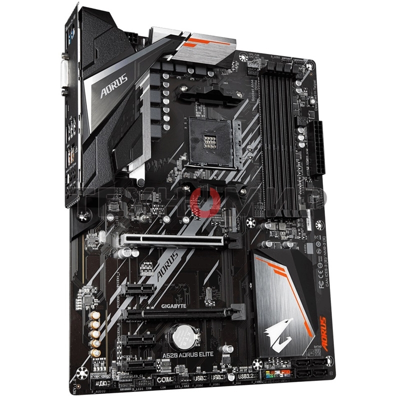 Материнская плата Gigabyte A520 AORUS ELITE, AM4, AMD A520, 4xDDR4, 4xSATA, 1xM.2, 1xPCI-E 3.0 x16, 1xHDMI, 1xDVI-D, 1x 1Gb LAN, 2xUSB 2.0, 4xUSB 3.2 Gen 1, 3x3.5 мм, 7.1, Micro-ATX