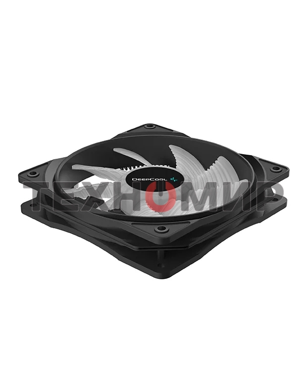 Вентилятор для корпуса DEEPCOOL RF120B черный, 120 мм, 1300 об/мин, 21.9 дБ, 3 pin