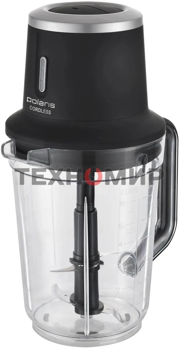 Блендер стационарный Polaris PTB 0435 CordLess 400 Вт, черный