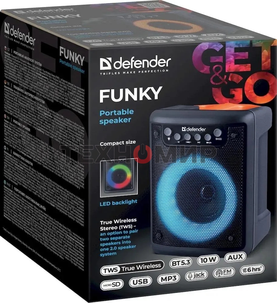 Портативная колонка Defender Funky