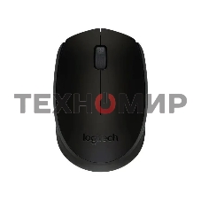 Мышь беспроводная Logitech M171 черный/серый, 1000 dpi, радиоканал, USB, кнопки - 3