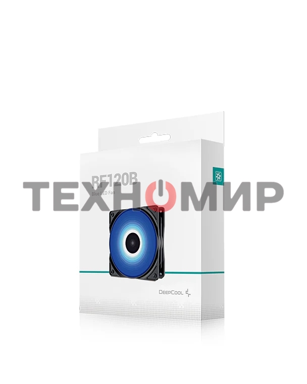 Вентилятор для корпуса DEEPCOOL RF120B черный, 120 мм, 1300 об/мин, 21.9 дБ, 3 pin