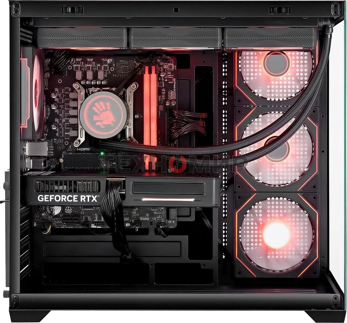 Компьютер Bloody BD-PC RAB84V2 TWR Ryzen 7 7700 (3.8) 32Gb SSD 1Tb RTX 5070 12Gb Win 11H 64 2.5xGbitEth 650W черный (RUS) (2142128)