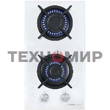 Газовая варочная панель HOMSair HGG321WH независимая, белый