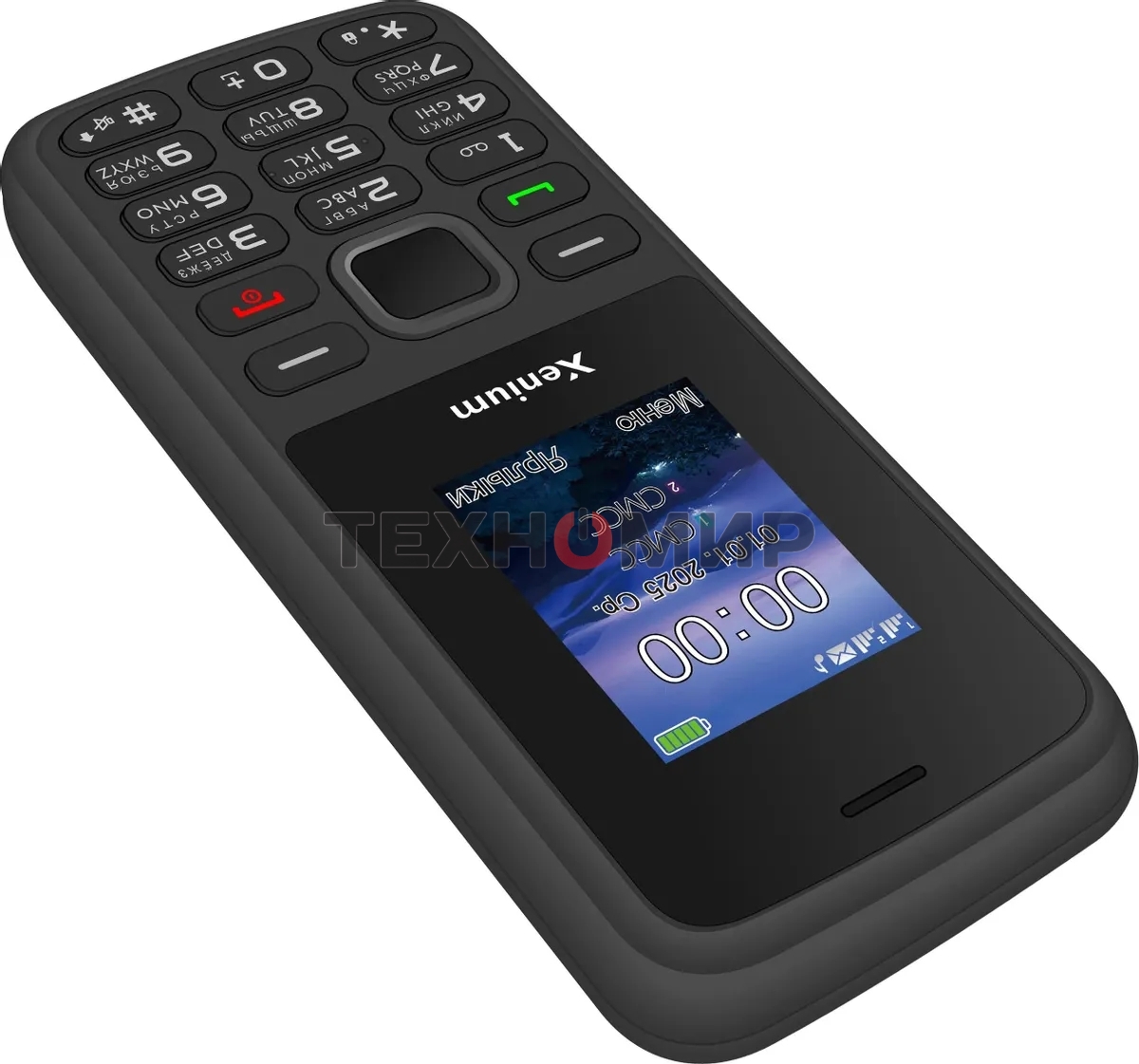 Мобильный телефон Xenium X175 черный моноблок 2Sim 1.8