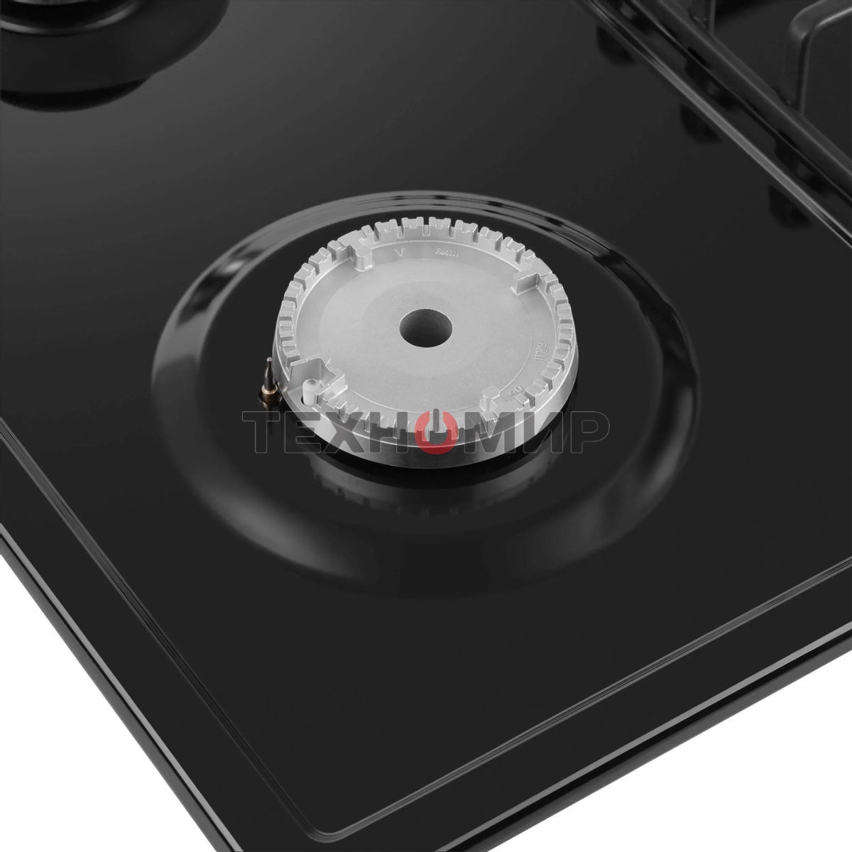 Газовая варочная панель Maunfeld EGHE.64.3STS-EB/G, 4 конфорки, эмалированная сталь, черный