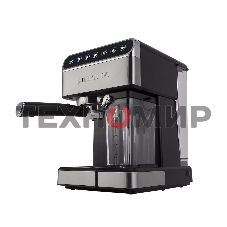 Кофеварка рожковая Polaris PCM 1535E черный/серебристый, молотый, 1.8 л, 1400 Вт, 15 бар