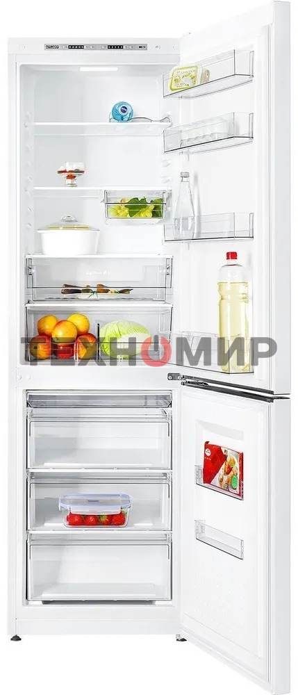 Холодильник Atlant XM 6624-109 белый двухкамерный 228/119л морозилка снизу