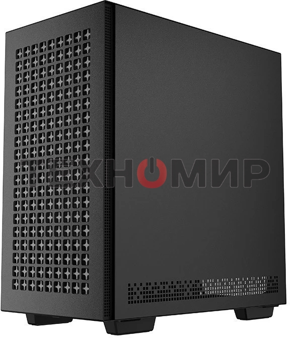 Компьютерный корпус Deepcool CH370 черный без БП mATX 1x120мм 1xUSB 2.0 1xUSB 3.0 audio bott PSU