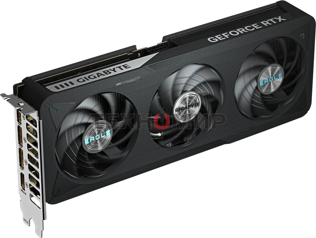 Видеокарта Gigabyte GeForce RTX 5060Ti Eagle Max OC, NVIDIA RTX 5060 Ti, 16G GDDR7, 128 бит, PCI-e 5.0, 1xHDMI, 3xDP, 2617 МГц
