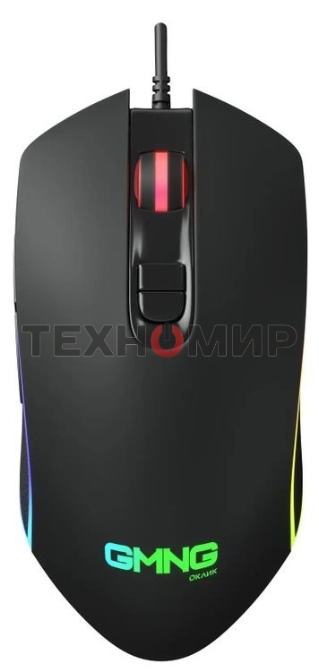 Мышь проводная GMNG 730GM черный, 12000 dpi, USB, кнопки - 7