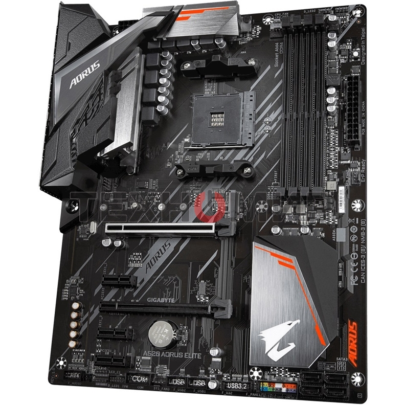 Материнская плата Gigabyte A520 AORUS ELITE, AM4, AMD A520, 4xDDR4, 4xSATA, 1xM.2, 1xPCI-E 3.0 x16, 1xHDMI, 1xDVI-D, 1x 1Gb LAN, 2xUSB 2.0, 4xUSB 3.2 Gen 1, 3x3.5 мм, 7.1, Micro-ATX