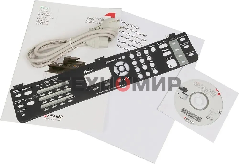 МФУ лазерное Kyocera Ecosys M2135dn (1102S03NL0), A4, ч/б, печ. до 35 стр/мин., скан. до 40 стр/мин (ч/б) 16 стр/мин. (цвет), 1200 x 1200 dpi (печать) 600x600dpi (скан.), USB, RJ-45