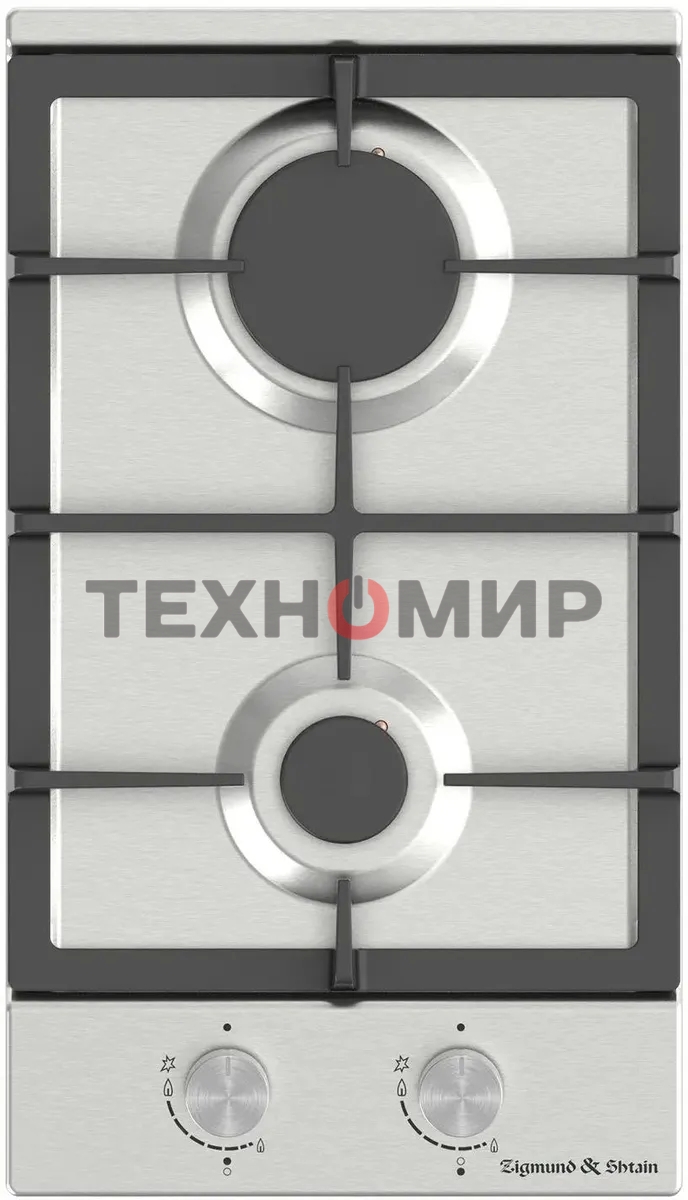 Газовая варочная панель Zigmund & Shtain G 14.3 S независимая, нержавеющая сталь