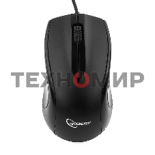 Мышь проводная Gembird MUSOPTI9-905U черный, 1000 dpi, USB, кнопки - 3