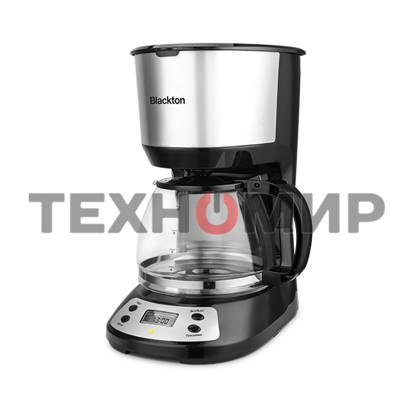 Кофеварка капельная Blackton Bt CM1116 черный/серебристый, исп. кофе - молотый, 1.25 л, 750 Вт.